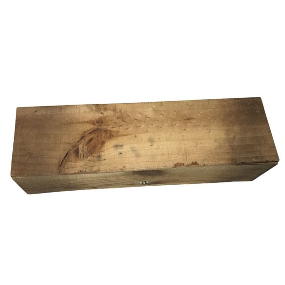 Western Ezra Whiskey Liquor Cocktail Bartending Wooden Box Display Case - Picture 9 of 10